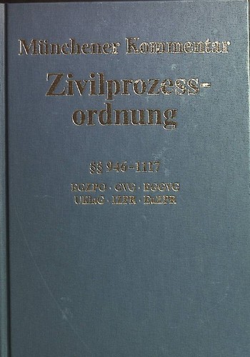 Münchener kommentar zur - kommentar,