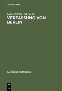 Verfassung von berlin - verfassung,