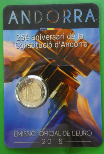 Euro andorra 2018 - andorra,, 2018,