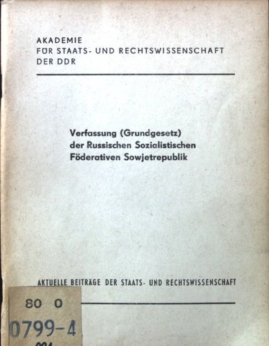 Verfassung der - (grundgesetz),