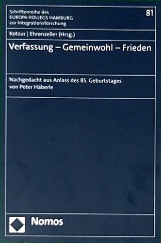 Verfassung gemeinwohl - –,