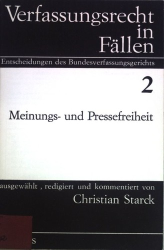 Meinungs und pressefreiheit - meinungs-,