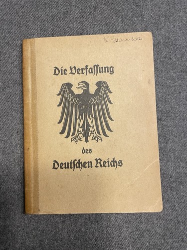 Die verfassung des deutschen - die,