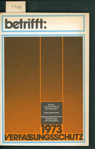 Verfassungsschutz 1973