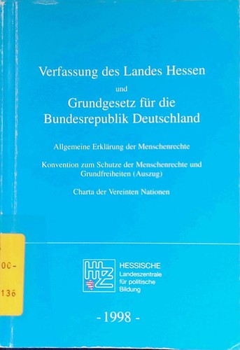 Verfassung des landes - des, hessen