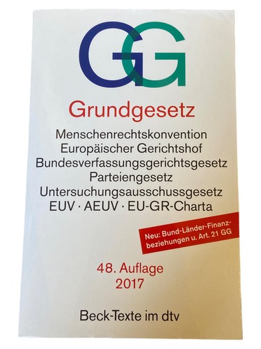 Grundgesetz beck texte dtv - grundgesetz,