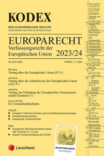 Kodex verfassungsrecht - kodex, eu-verfassungsrecht