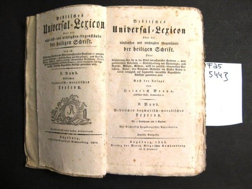 Biblisches universal lexicon - biblisches, universal-lexicon