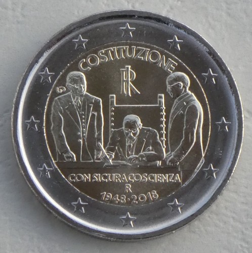 Euro gedenkmünze italien - 2,