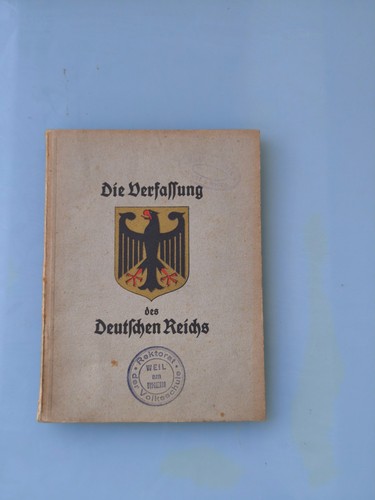 Die verfassung des deutschen - die,