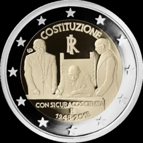 Euro gedenkmünze italien - 2,