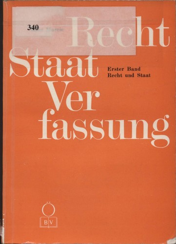 Recht und staat - staat, marcic,