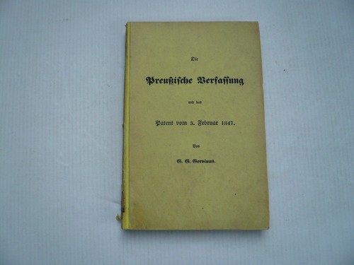 Die preußische verfassung - preußische,
