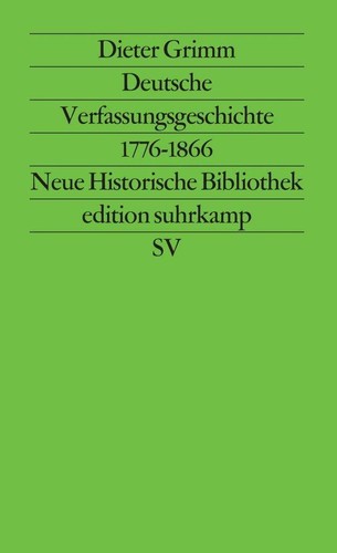 Deutsche verfassungsgeschichte - deutsche,
